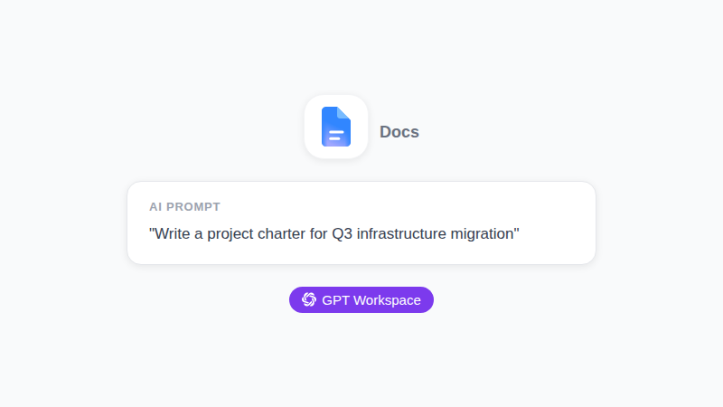 AI for project managers in Google Sheets: status tracker template