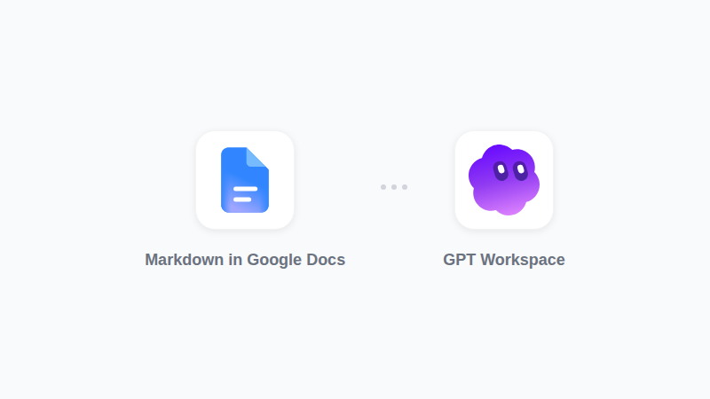 Google DocsとGPT WorkspaceのMarkdown連携