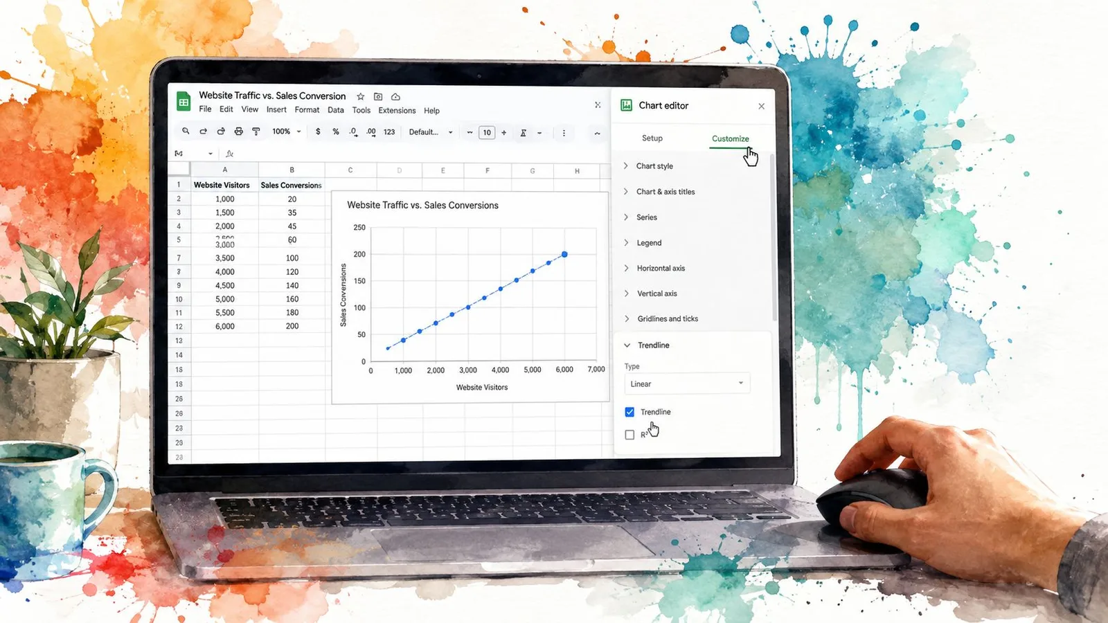 Screenshot from https://example.com/screenshots/chart-editor-trendline.png