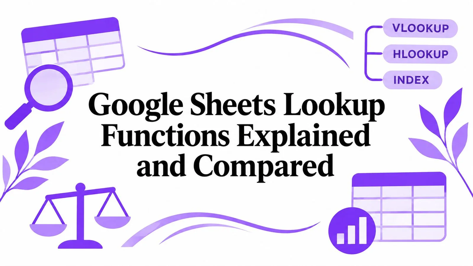 Google Sheets Lookup Functions Explained and Compared